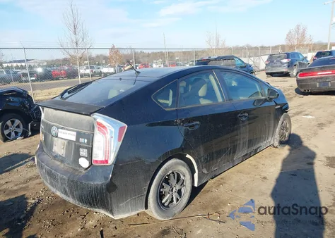 2012 Toyota Prius Two из США, поврежденный, VIN JTDKN3DU3C1554818